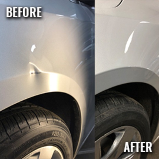 Car Fender Before and After